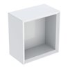 Geberit Wandbox 22,5x23,3x13,2cm, qu., w/lack. hochgl.
