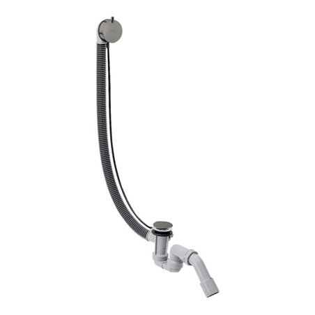 hansgrohe Komplettset Flexaplus S Ab-/Überlaufgarnitur, pol. black chrome