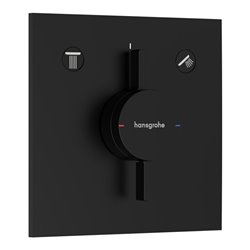 hansgrohe Mischer DuoTurn E UP, für 2 Verbraucher, mattschwarz