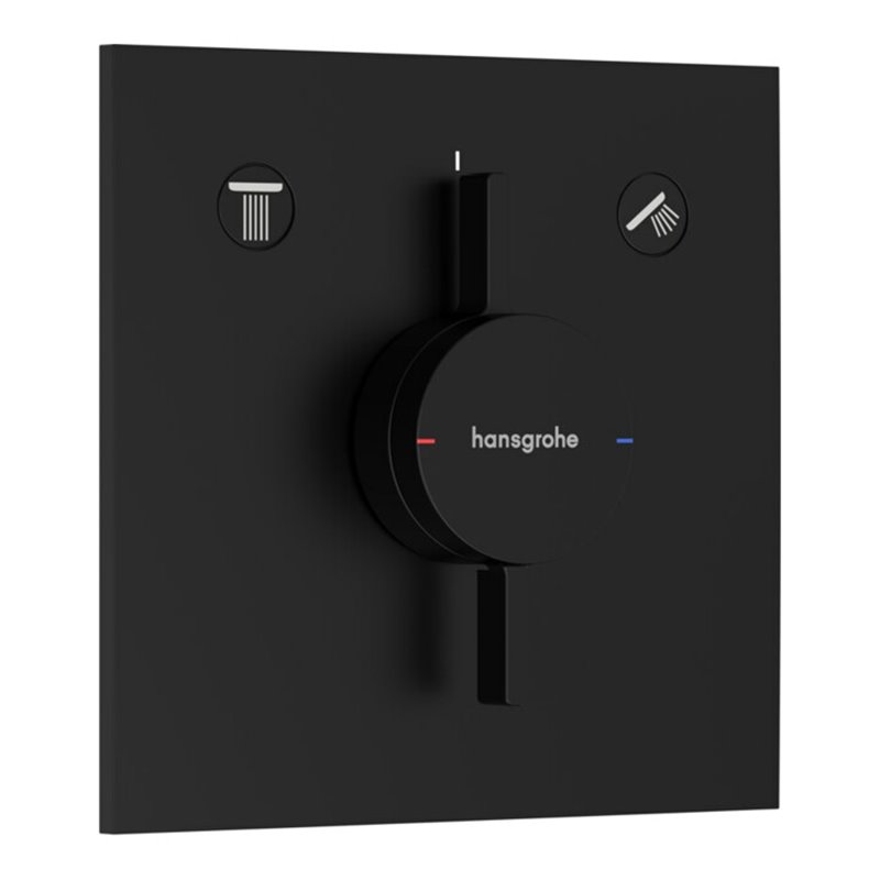 hansgrohe Mischer DuoTurn E UP, für 2 Verbraucher, mattschwarz