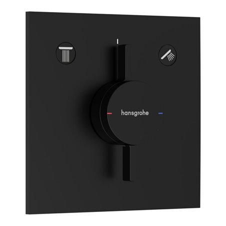 hansgrohe Mischer DuoTurn E UP, für 2 Verbraucher, mattschwarz