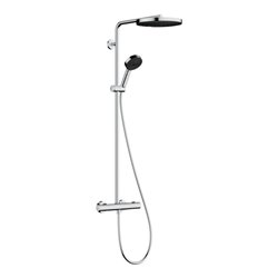 hansgrohe Brause-Set Pulsify S Puro m Thermostat, 2 Verbaucher, 11,2 l/m., chrom