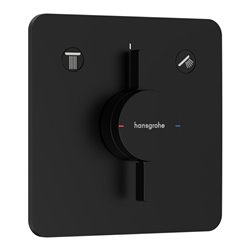 hansgrohe Mischer DuoTurn Q UP, für 2 Verbraucher, mattschwarz