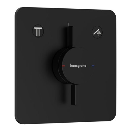 hansgrohe Mischer DuoTurn Q UP, für 2 Verbraucher, mattschwarz