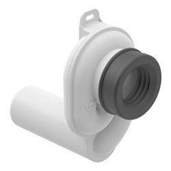 Geberit Urinalgeruchsverschluss d 50mm, Abg. hor, Kunststoff, weiß