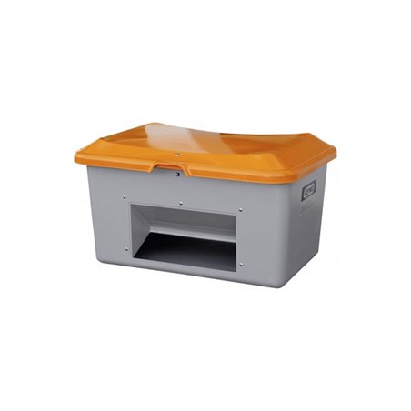 CEMO Streugutbehälter Plus3 mit Entnahme grau/orange