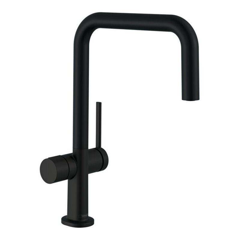 hansgrohe Spültisch-Einhebelmischer U 220 Talis M54 Geräteabsperrventil, 1jet, mattschwarz