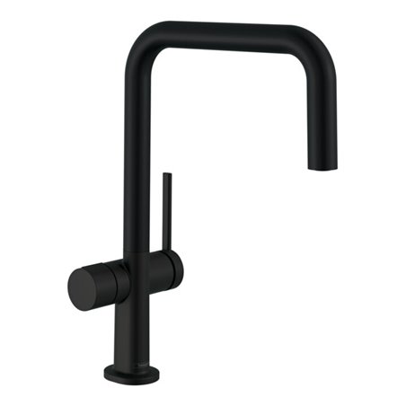 hansgrohe Spültisch-Einhebelmischer U 220 Talis M54 Geräteabsperrventil, 1jet, mattschwarz