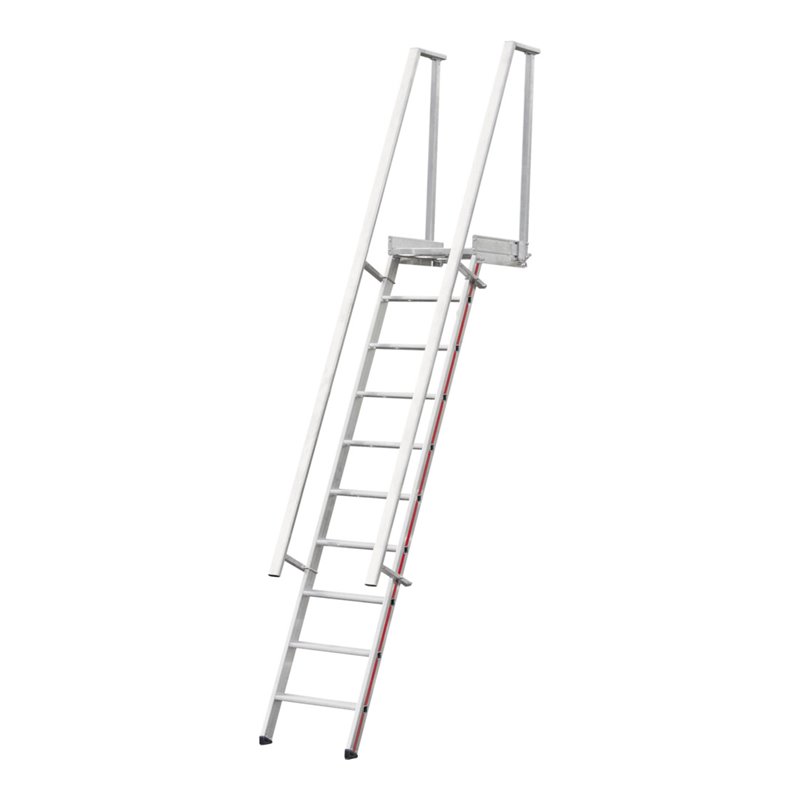 Hymer Stufenaufstieg mit Plattform