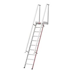 Hymer Stufenaufstieg mit Plattform