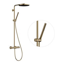 hansgrohe Brause-Set Pulsify S Puro m TH, 2 Verbaucher, 8 l/m., brush. bron