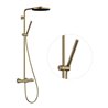 hansgrohe Brause-Set Pulsify S Puro m TH, 2 Verbaucher, 8 l/m., brush. bron