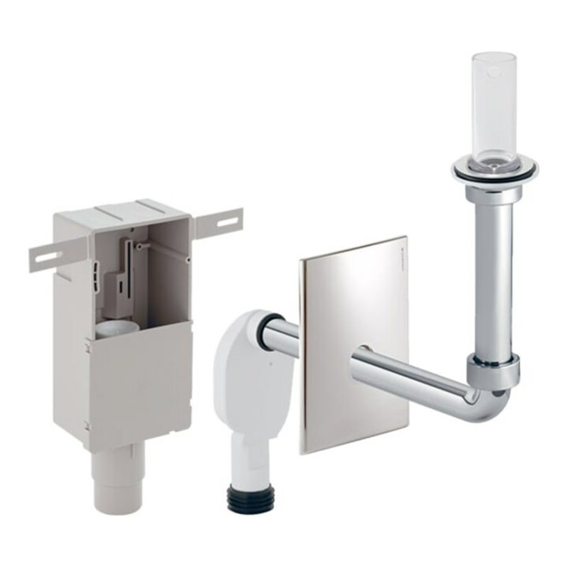 Geberit UP-Geruchsverschluss d 50/56mm, m WEK u FBS, hor, hgl-vc