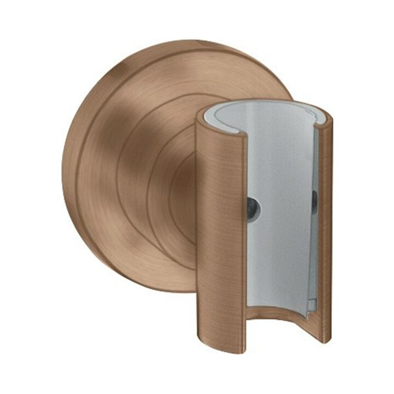 hansgrohe Brausehalter Axor Citterio fest. Haltep., rund, brushed red gold
