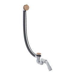 hansgrohe Komplettset Flexaplus S Ab-/Überlaufgarnitur, brushed red gold