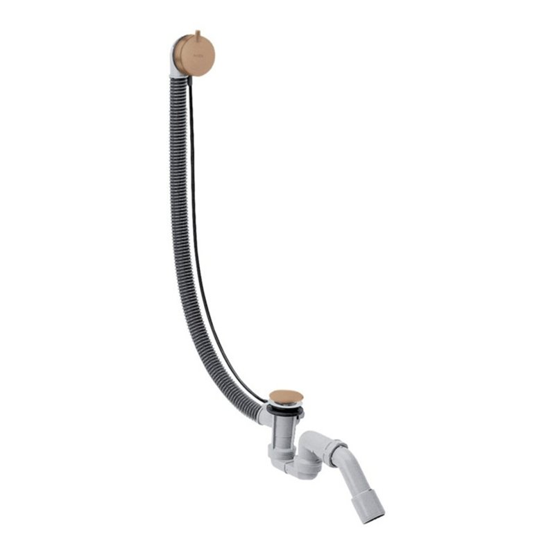 hansgrohe Komplettset Flexaplus S Ab-/Überlaufgarnitur, brushed red gold
