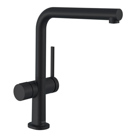 hansgrohe Spültisch-Einhebelmischer 270 Talis M54 Geräteabsperrventil, 1jet, mattschwarz