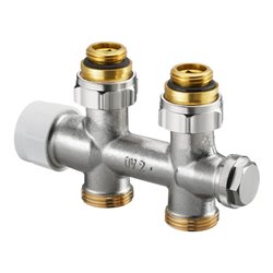 Oventrop Anschlussarmatur Multiblock T 1/2' AGx3/4' AG, DG, Zweirohrarmatur