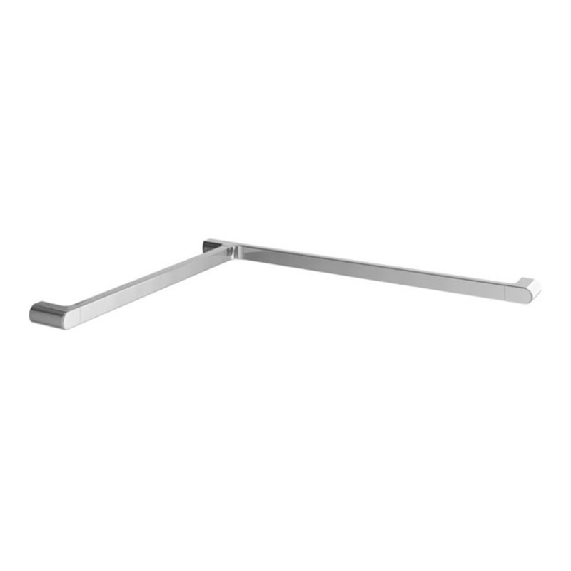 V&B Duschhandlauf Vicare Design 70cm, Aluminium verchromt, vertikal