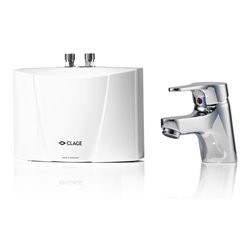 Clage Klein-Durchlauferhitzer M3/END 3,5 kW, 230 V, m St., m Einhebelmischer