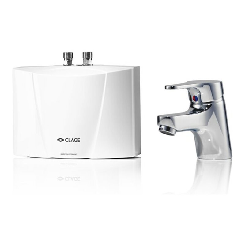 Clage Klein-Durchlauferhitzer M3/END 3,5 kW, 230 V, m St., m Einhebelmischer