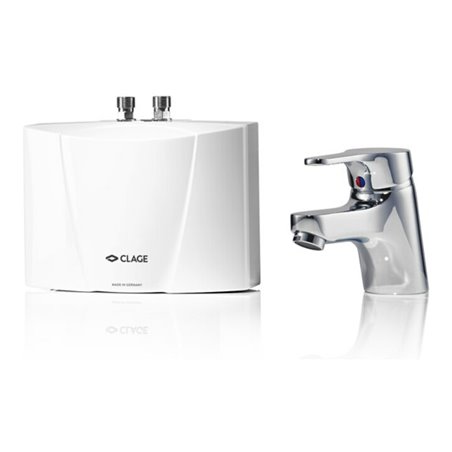Clage Klein-Durchlauferhitzer M3/END 3,5 kW, 230 V, m St., m Einhebelmischer