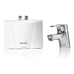 Clage Klein-Durchlauferhitzer M3/END 3,5 kW, 230 V, m St., m Einhebelmischer