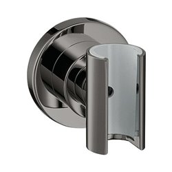 hansgrohe Brausehalter Axor Citterio fest. Haltep., rd, polished black chrome