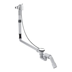 hansgrohe Komplettset Exafill S Wanneneinlauf, Ab-/Überlaufgarnitur, chrom