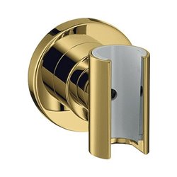 hansgrohe Brausehalter Axor Citterio fest. Haltep., rund, polished gold optic