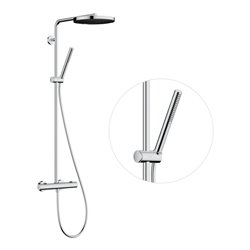 hansgrohe Brause-Set Pulsify S Puro m Thermostat, 2 Verbaucher, 11,2 l/m., chrom