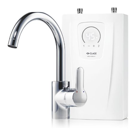 Clage Kompakt-Durchlauferhitzer CEX-U/EAK 11/13,5 kW, el ger., mit Einhebelmischer