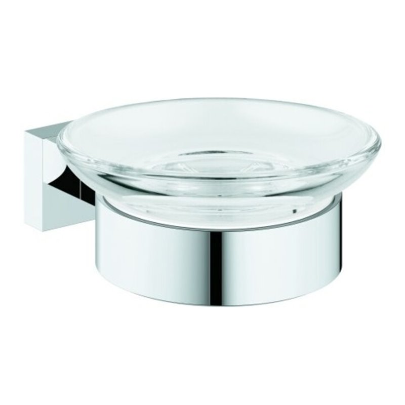 Grohe Seifenhalter Essentials Cube chrom