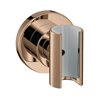 hansgrohe Brausehalter Axor Citterio fest. Haltep., rund, polished red gold