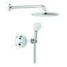 Grohe Unterputz-Duschsystem Grohtherm 103996 rund 2 ASV für Duschrahmen Mono chrom