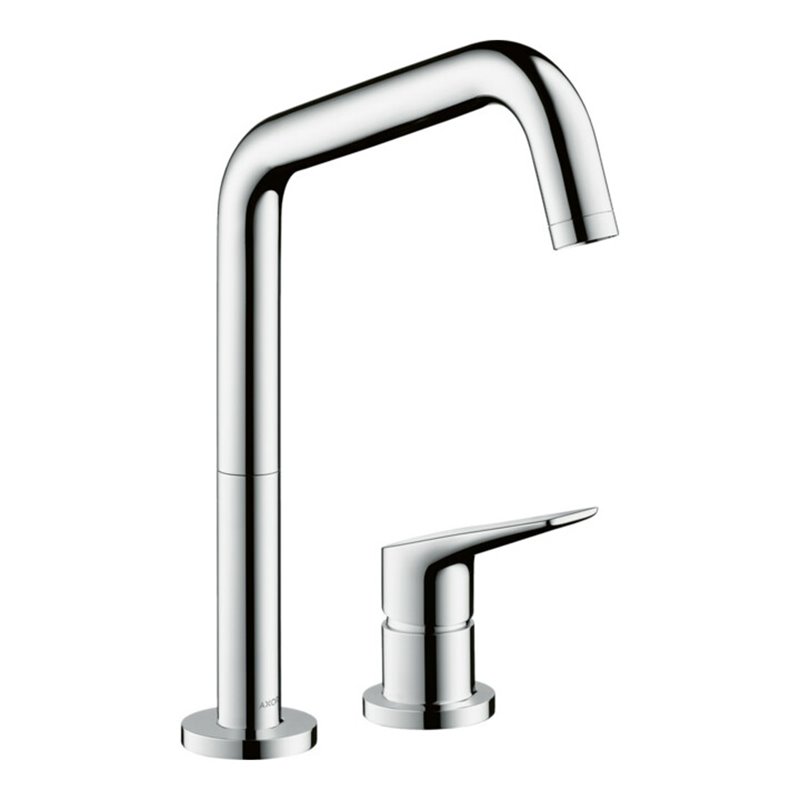hansgrohe 2-Loch-Spültisch-Einhebelmischer 240 Axor Citterio M mit Schwenkauslauf, chrom