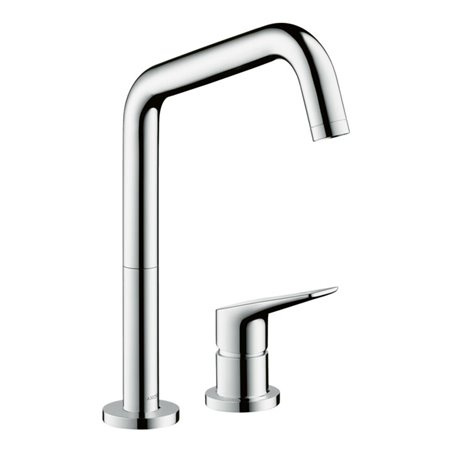 hansgrohe 2-Loch-Spültisch-Einhebelmischer 240 Axor Citterio M mit Schwenkauslauf, chrom
