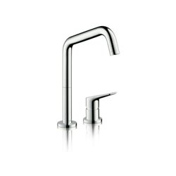 hansgrohe 2-Loch-Spültisch-Einhebelmischer 240 Axor Citterio M mit Schwenkauslauf, chrom