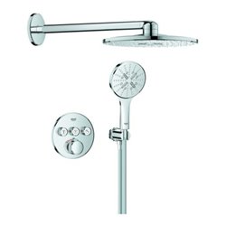 Grohe Unterputz-Duschsystem Grohtherm SC 103997 rund 3 ASV für Duschrahmen Duo chrom