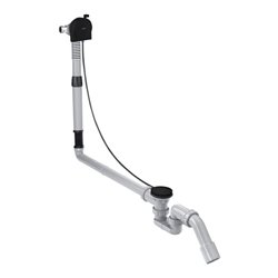 hansgrohe Komplettset Exafill S Wanneneinlauf, Ab-/Überlaufgarnitur, matt-sw