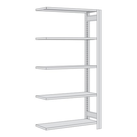 Regalwerk BERT Ordnungsregal Anbaufeld unbestückt