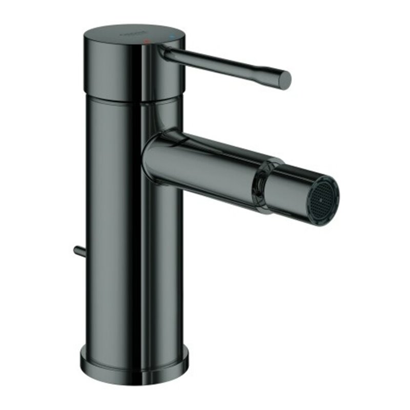 Grohe Bidet-Einhebelmischer Essence 1/2', mit Ablaufgarnitur, hard graphite