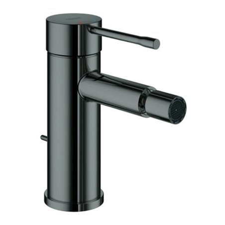Grohe Bidet-Einhebelmischer Essence 1/2', mit Ablaufgarnitur, hard graphite