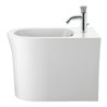 Duravit Stand-Bidet White Tulip 37x58cm, m HL, ÜL, Hahnlochbank, weiß