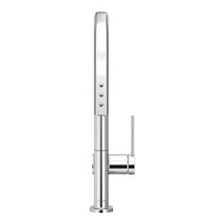 hansgrohe Spültisch-Einhebelmischer Aqittura M91 SodaSys 210, Ausz.-Ausl., Start Set, chr