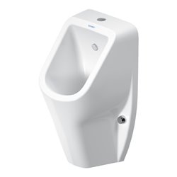 Duravit Urinal No. 1 30,5x29cm, Zul. v ob, riml., we, o. Fl