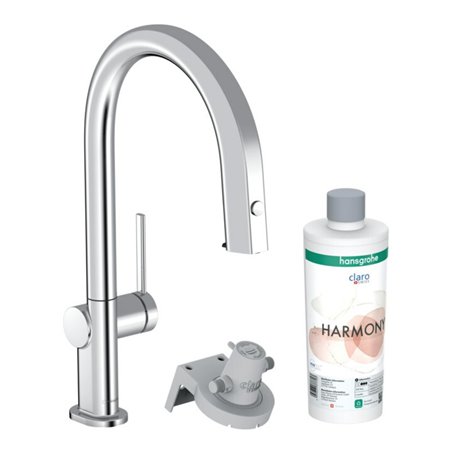 hansgrohe Spültisch-Einhebelmischer Aqittura M91 m Ausz.-Ausl., 1j, sBox, Start Set, chr