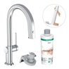 hansgrohe Spültisch-Einhebelmischer Aqittura M91 m Ausz.-Ausl., 1j, sBox, Start Set, chr