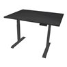 STIER Elektrisch höhenverstellbarer Schreibtisch TSR schwarz/schwarz