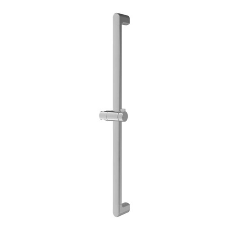 V&B Haltegriff Vicare Design 80cm, Alu verchromt, vert mit Brausehalter